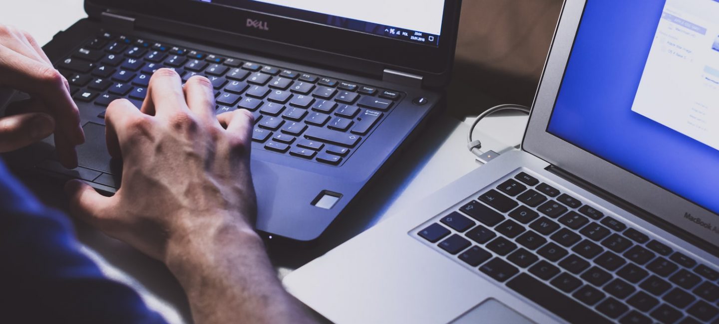 two laptops