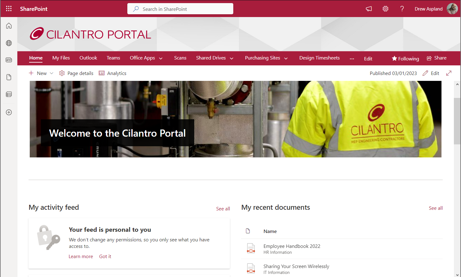 sharepoint intranet